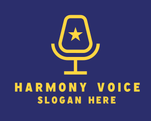 Sing - Celebrity Microphone Podcast logo design