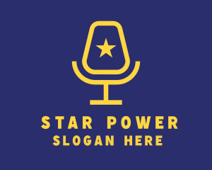 Celebrity - Celebrity Microphone Podcast logo design