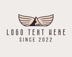 Traveler - Summit Campsite Wings logo design
