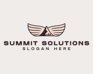 Summit Campsite Wings logo design