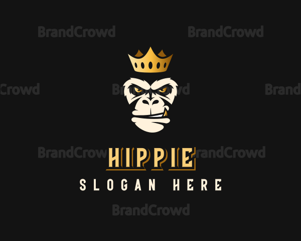 Ape King Crown Logo