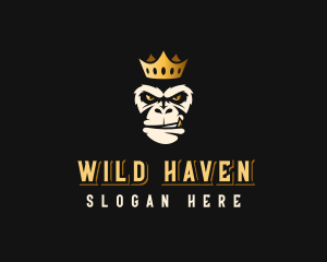 Wild Ape Crown logo design