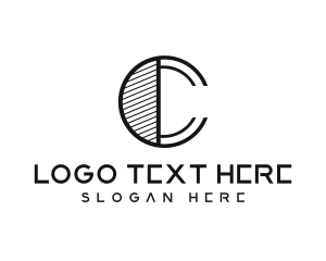9 - Professional Company Letter C logo design