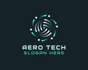 Tech AI Software logo design