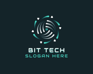 Tech AI Software logo design