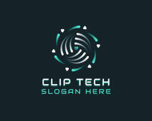 Tech AI Software logo design