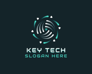 Tech AI Software logo design