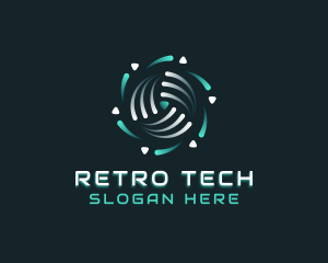 Tech AI Software logo design