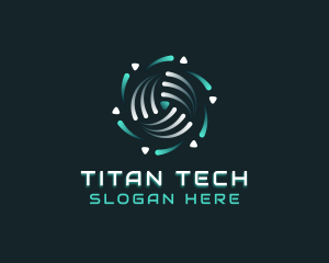 Tech AI Software logo design