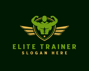 Military Fitness Gym logo design