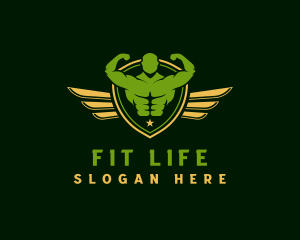 Military Fitness Gym logo design