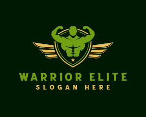 Military Fitness Gym logo design