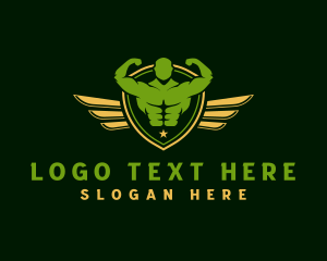 Military Fitness Gym Logo