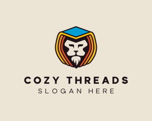 Hoodie - Hooded Lion Badge logo design