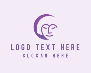 Head - Beauty Woman Face logo design