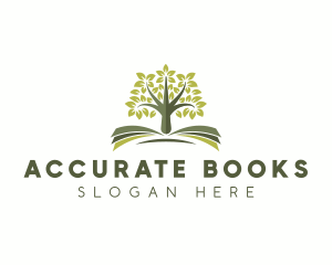 Environment Tree Book  logo design