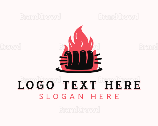 Flame Roast Pork Logo