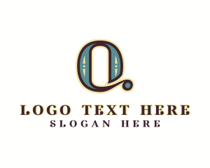 Fancy Brand Letter Q Logo