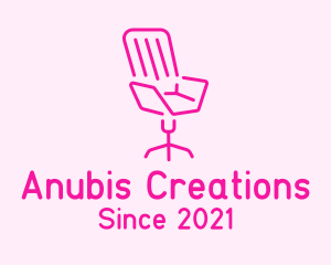 Pink Chair Furniture logo design