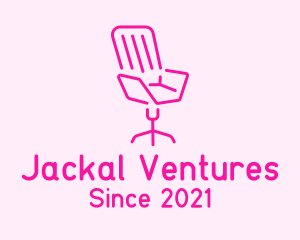 Pink Chair Furniture logo design