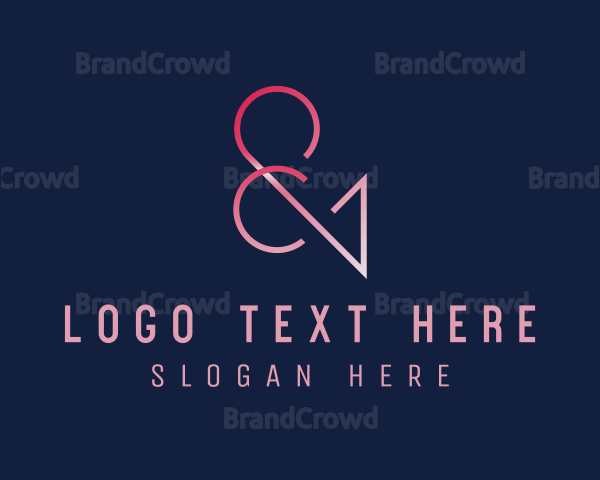 Ampersand Typography Media Logo