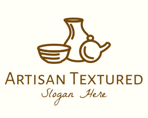 Brown Ceramic Homeware logo design