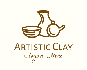 Ceramics - Brown Ceramic Homeware logo design