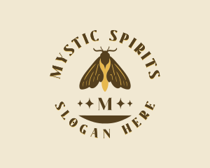 Moth Insect logo design