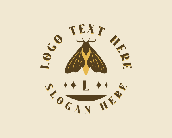 Moth - Moth Insect logo design