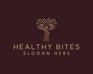 Spa Wellness Tree logo design