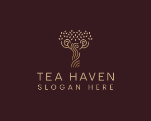 Spa Wellness Tree logo design