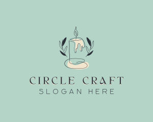 Candle Wax Wellness logo design