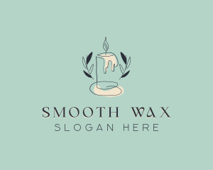 Candle Wax Wellness logo design