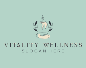 Candle Wax Wellness logo design