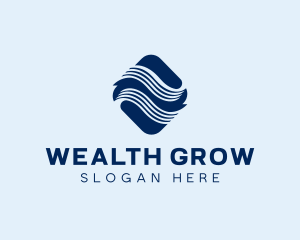 Investing - Digital Waves Business logo design