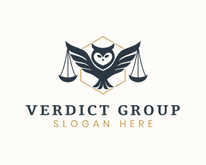 Jury - Owl Legal Justice logo design