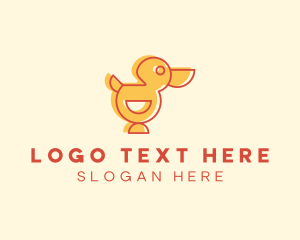 Bird - Duck Bird Animal logo design