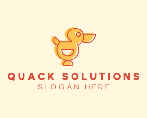 Duck - Duck Bird Animal logo design