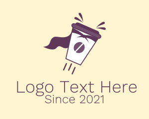 Latte - Superhero Coffee Delivery logo design