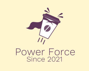 Superhero - Superhero Coffee Delivery logo design