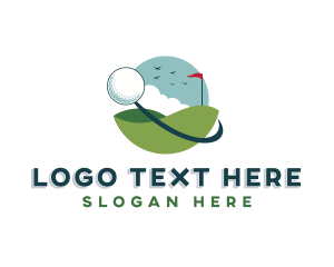 Outdoor - Field Golf Course logo design