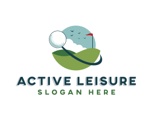 Recreational - Field Golf Course logo design