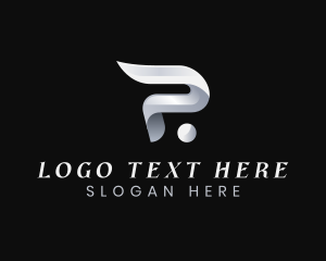 Chrome - Luxury Startup Letter P logo design