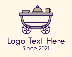 Fine Dining - Gourmet Food Cart logo design