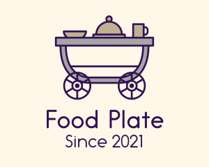 Plate - Gourmet Food Cart logo design