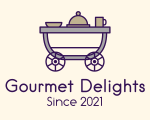 Gourmet Food Cart logo design