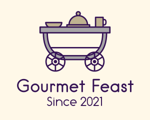 Gourmet Food Cart logo design