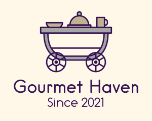 Gourmet Food Cart logo design