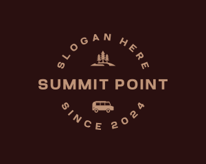 Mountain Camper Van logo design