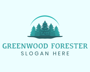 Pine Tree Forest logo design